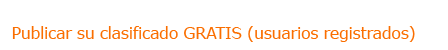 Publicar su clasificado GRATIS
